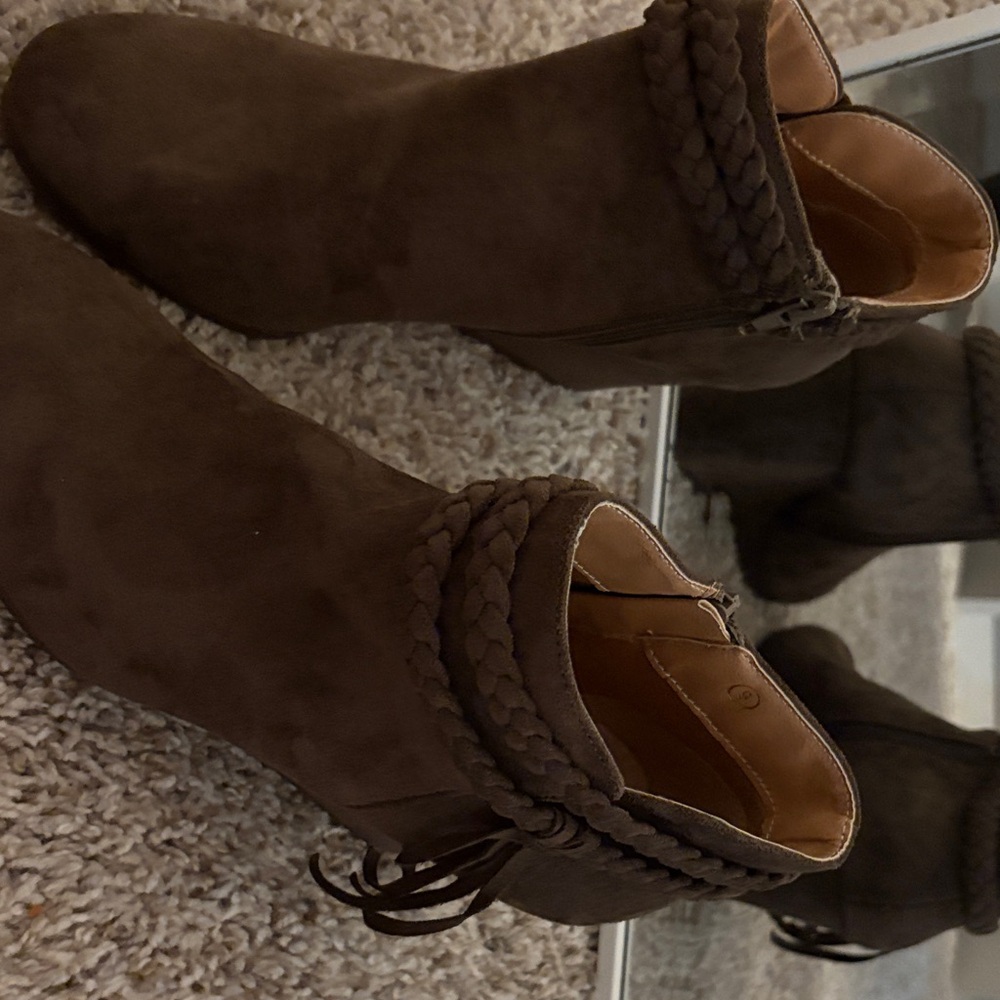 Chic Brown Ankle Booties
